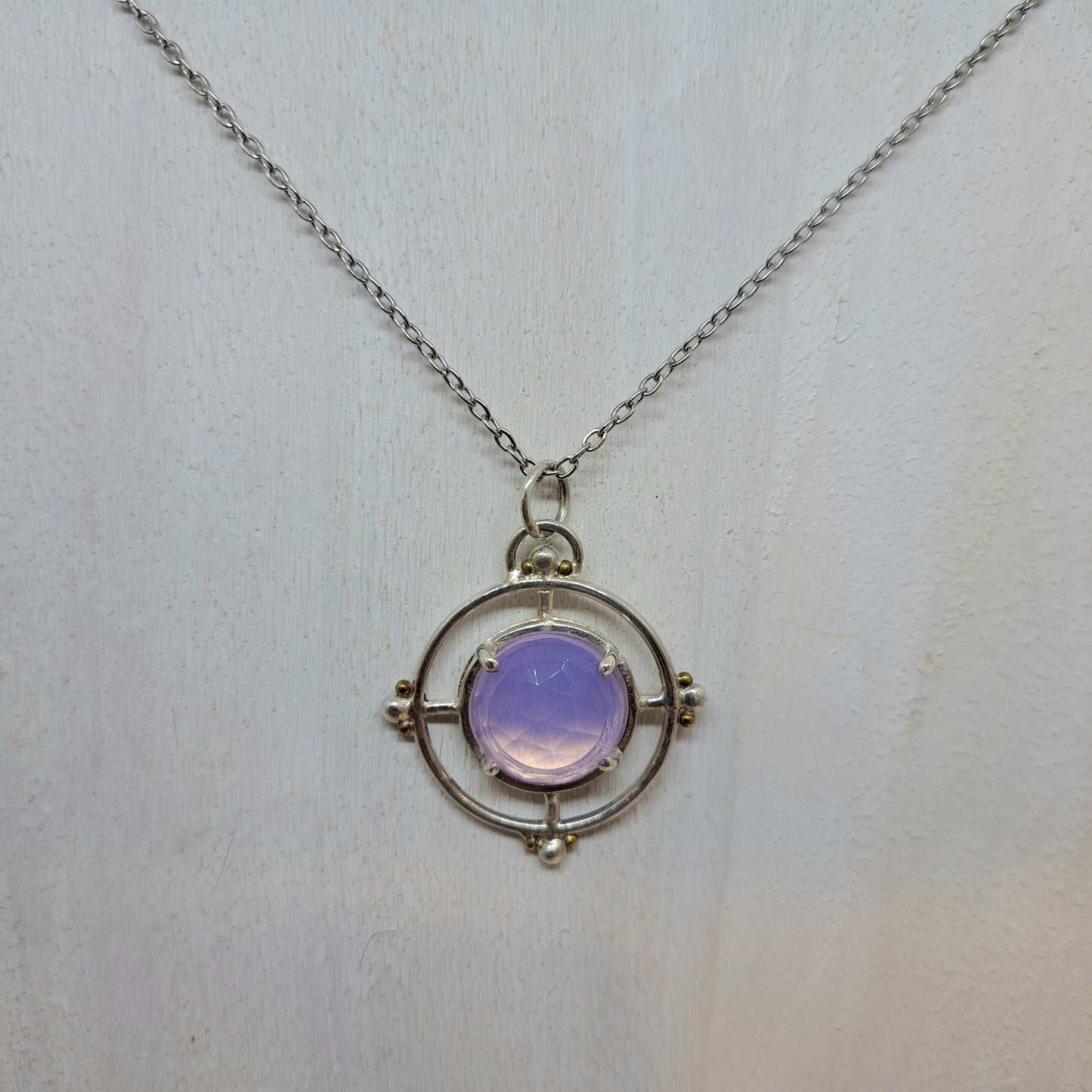 Violet Chalcedony pendant