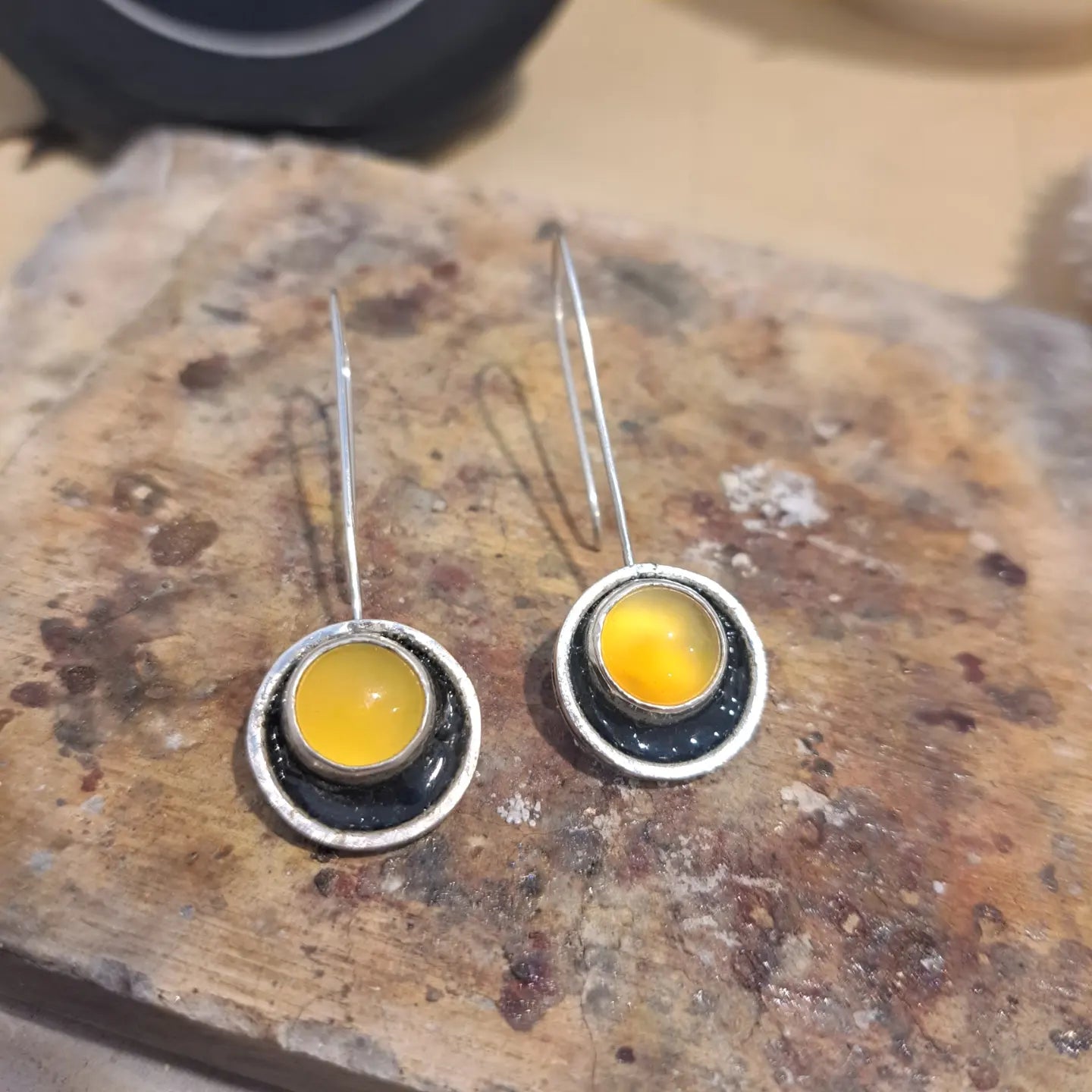 Circle earrings