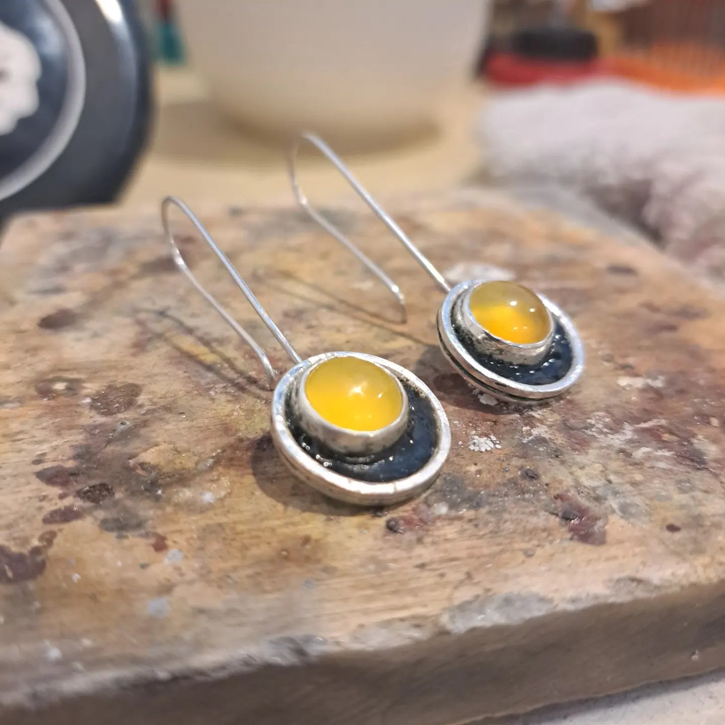 Circle earrings